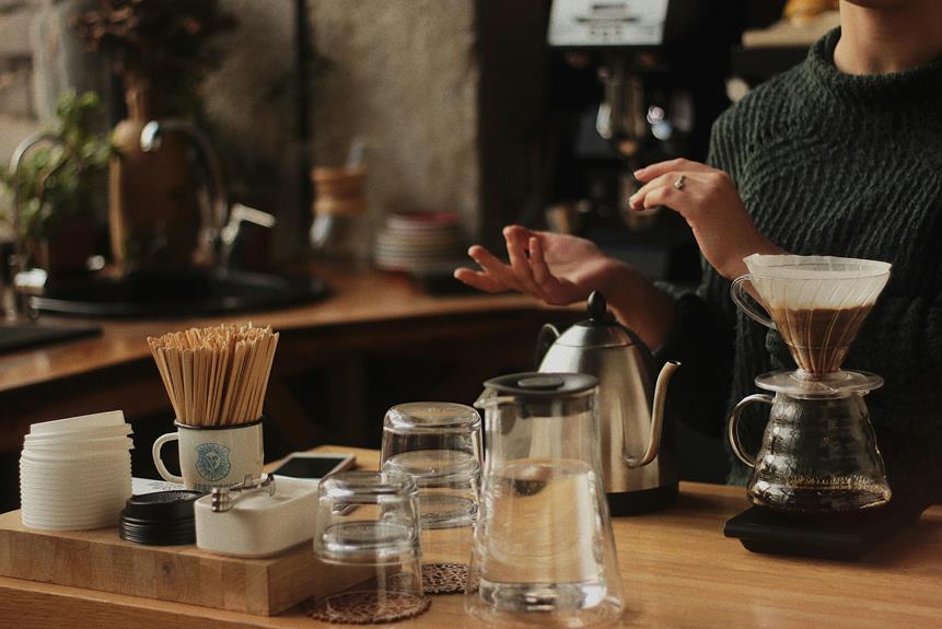 whole beans coffee brewing experiment