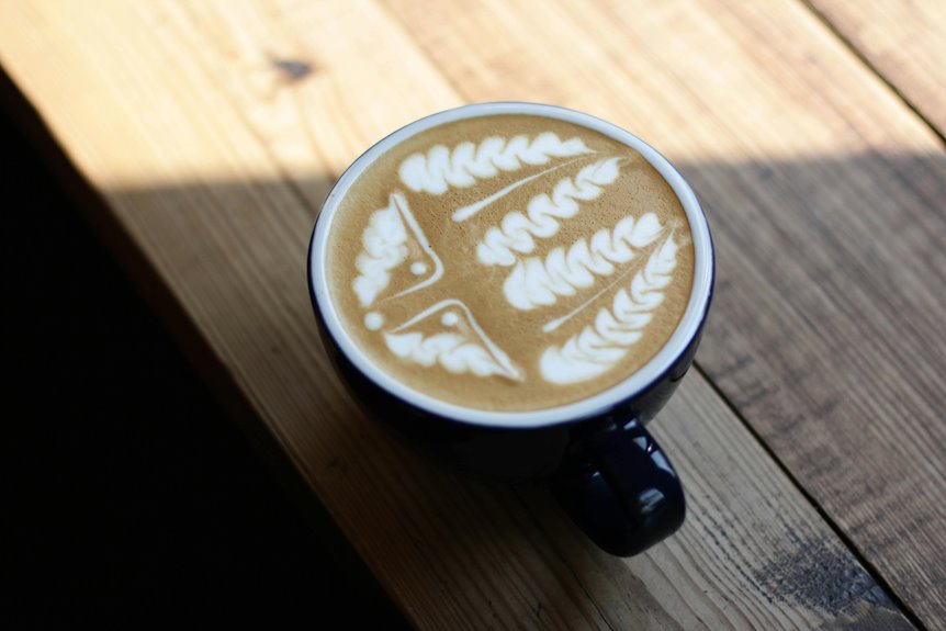 espresso making with crema