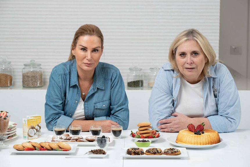 holiday desserts and coffee